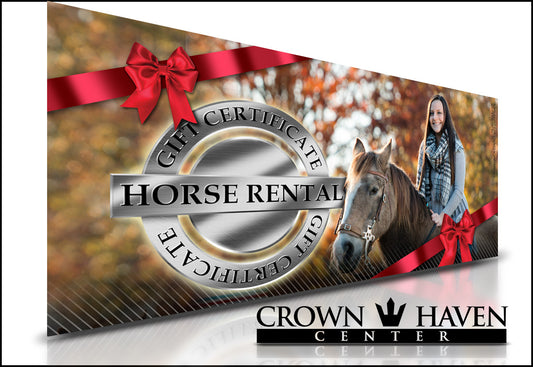Horse Rental Gift Certificate